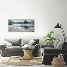 Load image into Gallery viewer, Silver & Gold, 36"x18" Acrylic on Gallery Wrap Canvas