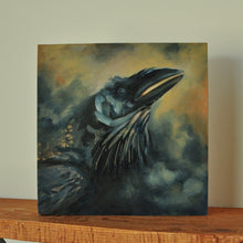 Load image into Gallery viewer, Transformation - 8"x8" Oil Painting on Birch Wood Panel, Wood Finish Siding