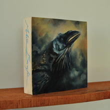 Load image into Gallery viewer, Transformation - 8"x8" Oil Painting on Birch Wood Panel, Wood Finish Siding