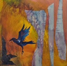 Load image into Gallery viewer, The Window, 12"x12" Mixed Media on Gallery Wrap Around Canvas