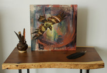 Load image into Gallery viewer, Ancestors, 12"x12" Mixed Media on Gallery Wrap Canvas