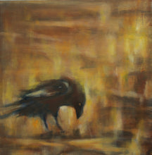 Load image into Gallery viewer, Two Headed Raven, 12"x12" Oil on Gallery Wrap Canvas