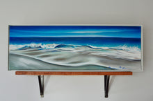 Load image into Gallery viewer, Calm - 36&quot;x12&quot; Oil Painting on Canvas, Framed in White Alluminum Floating Frame
