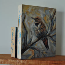 Load image into Gallery viewer, Northern Flicker - 8&quot;x10&quot; Oil Painting on Birch Wood Panel, Wood Finish Siding
