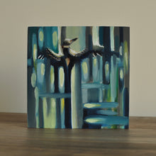 Load image into Gallery viewer, Day Break, 6&quot;x6&quot; Oil Painting on Birch with Wood Side Finish
